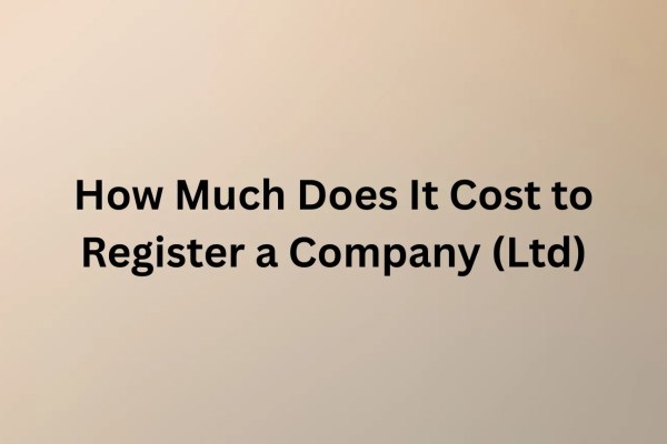 How Much It Cost to Register a Company (Ltd)