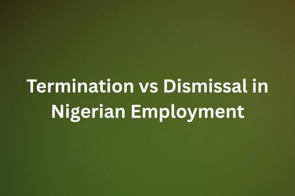 Termination vs Dismissal: Meaning, Differences, and Legal Implications
