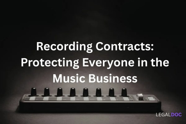 Recording Contracts: Protecting Everyone in the Music Business